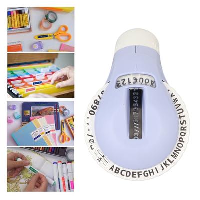 Embossing Label Maker 47 Printable Characters 600dpi Easy Control Label Making Embosser for Craft   Scrapbooking