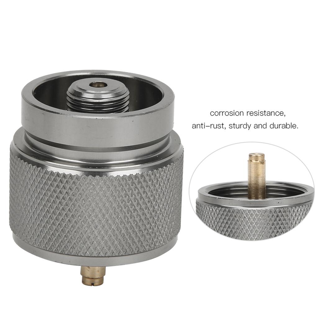 Propane Stove Tank Refill Adapter Burner Converter with Automatic Shut-off Gas