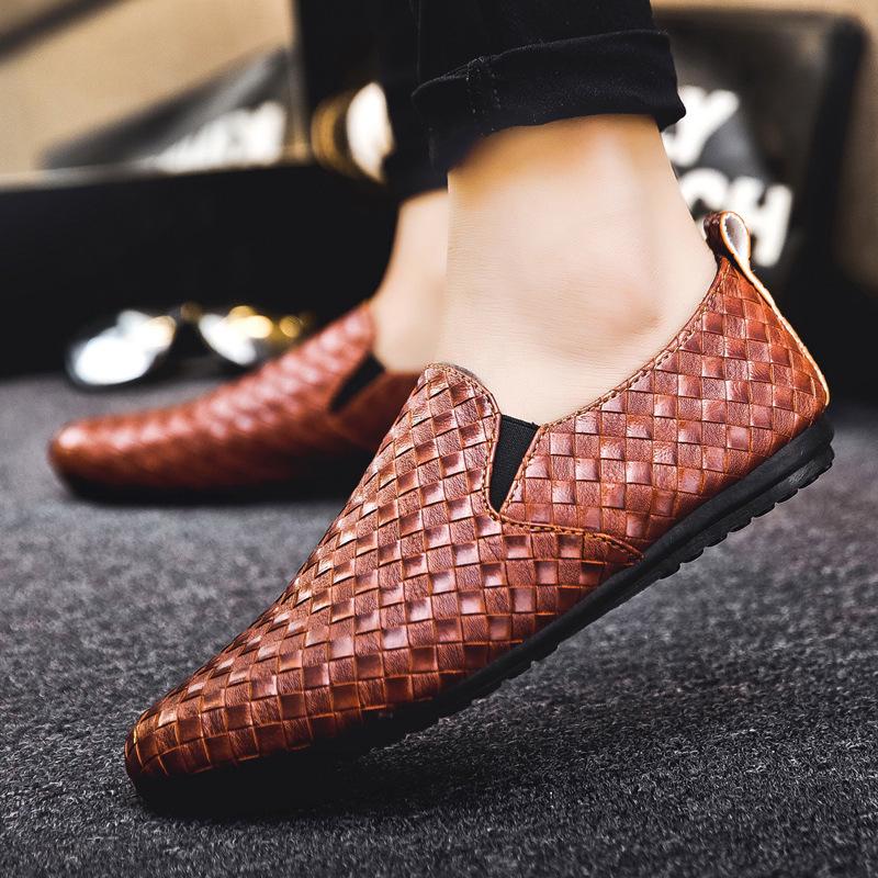 Leather Casual Shoes Comfortable Mens Men