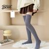Skin Friendly Plush Hosiery 1 Pair Fuzzy Thigh High Socks for Women Long Soft Fleece Fluffy Sleep Leg Warmer Thickened Over The Knee Stockings,