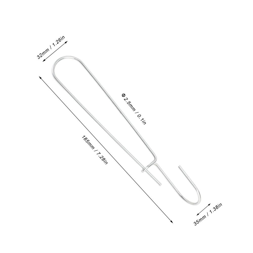 20pcs 7.28 Inch Pattern Hangers Galvanized Steel Paper Storage Hanging Hook  Pattern Making