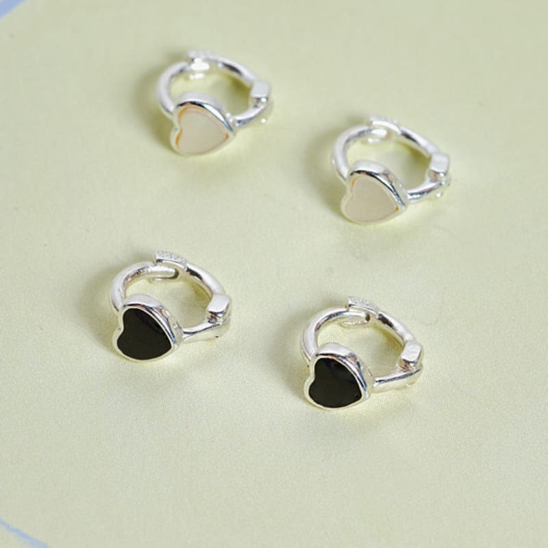 Hei [sv925] Dear Heart One-touch Earring