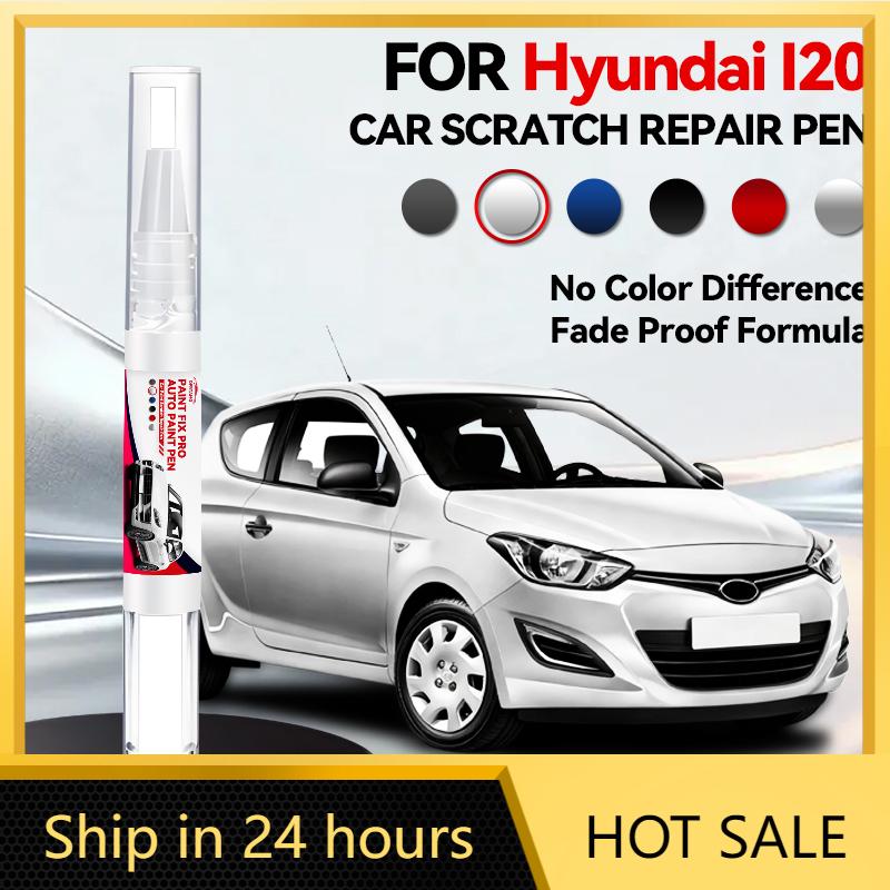 Auto Speziell für Hyundai I20 Lackreparaturstift Ausbesserungs Kratzentferner DIY Auto Zubehör Schwarz Weiß Blau Silber
