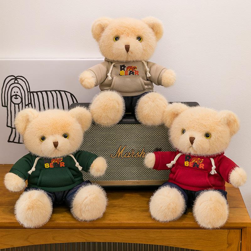 

Adorable Teddy Bear Plush Sweatshirt Doll for Kids Height 27cm