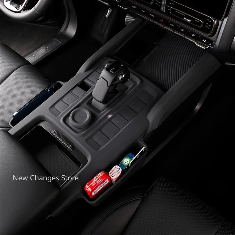 Car Styling Central Control Panel Gear Shift Armrest Storage Box Water Cup Pad Dust Cover Accessories For GWM Haval H9 2024+