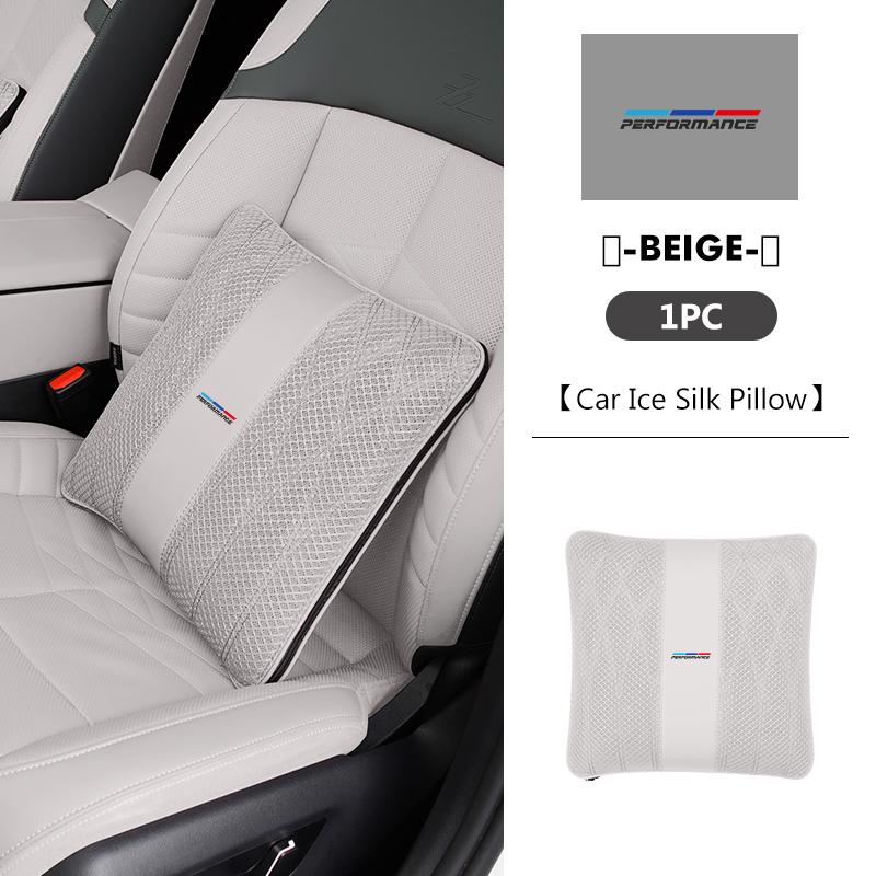 

For BMW Car Pillow And Air Conditioning Cover 2-in-1 Ice Silk Breathable Auto Accessories E91 E92 E93 E60 F10 F30 E39 E36 E87 X3