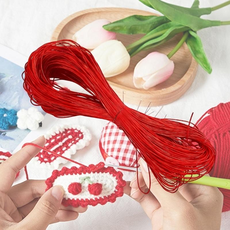 65.61yardX1mm Waxed Cotton Braiding Thread Weaving String for Handmade Bracelets Necklaces Jewelry Making Accessories