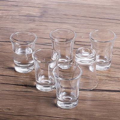 6er Set 50ml SGlas Party Bar Club Trinkwerkzeug Spirituosenglas Cocktail Wodka Tequila Whisky Gläser Transparentes Trinkgeschirr
