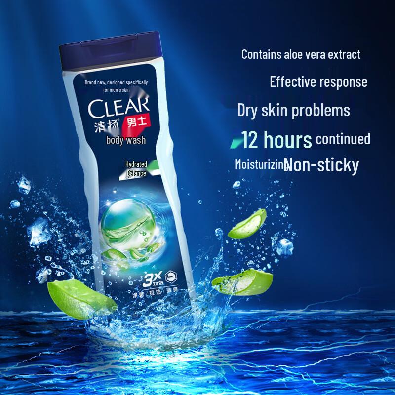 Clear Men Nawilżający Równowaga 3X Efekt Żel pod prysznic