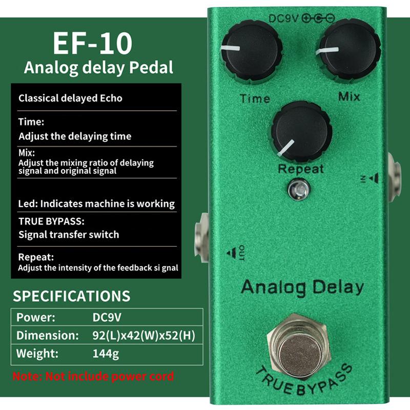 Guitar Stompbox Essential Series: Vintage Overdrive, Us Dream, Classic Chorus, Tremolo, Analog/Digital Delay, Ultimate Drive