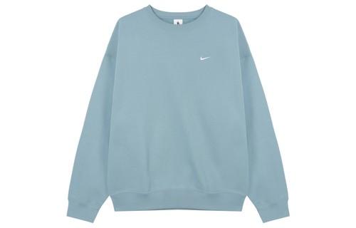 

Nike Logo Embroidered Crew Neck Pullover Long Sleeve Sweatshirt DX1361-464 L синий