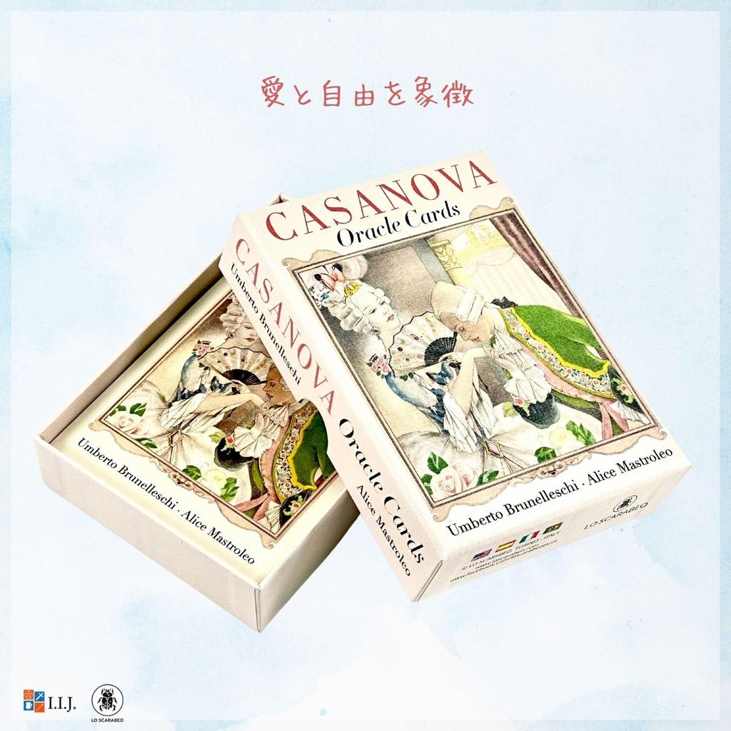 Oracle Card English Affirmation Fortune Telling Oracle Card Casanova I.I.J [Casanova Oracle] [Genuine]