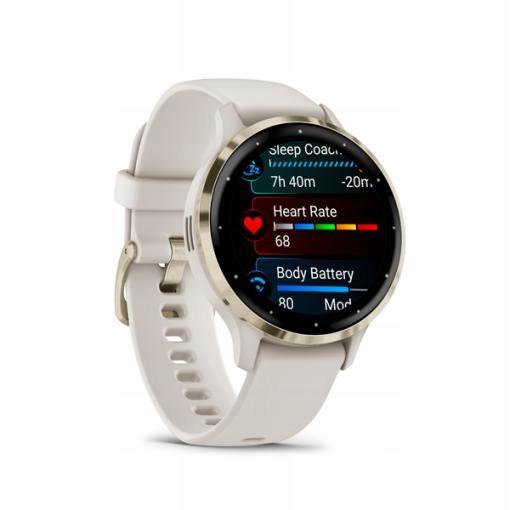 Garmin Venu 3S 41Mm Sports Watch White And Gold 1 Pc