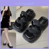 Trendy Thick Sole Platform Casual Flip Flops For Women Stylish Summer Beach Shoes