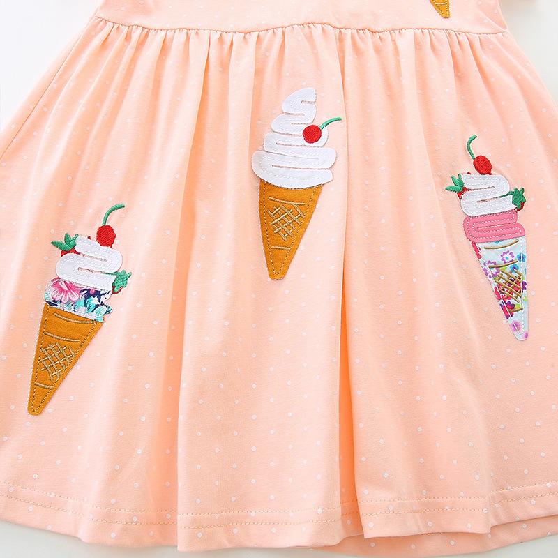 Summer New Arrival Girls' Dress Adorable Embroidered Children's Princess Dress Flared Sleeves for Younger and Older Children