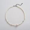 Wind Fashion Commuter Pearl Butterfly Shell Beaded Collarbone Chain Niche Design Versatile High Sense Necklace Women