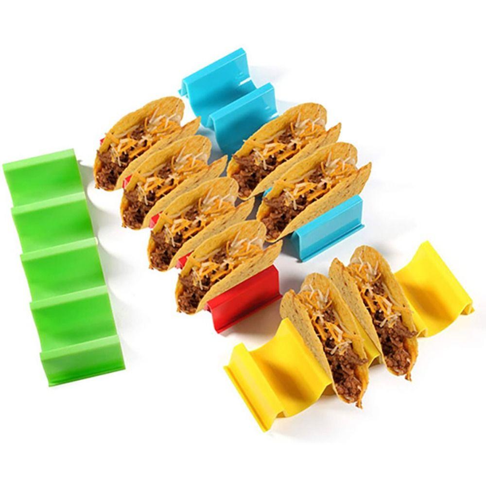 Grill Restaurant Sturdy Plastic Convenient Tortilla Tray Taco Shell Stand Taco Holder Kitchen Tools