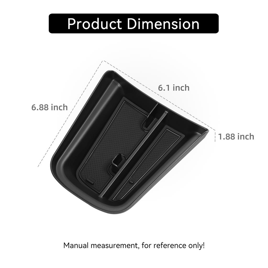 for Chevy Chevrolet Trailblazer 2025-2025 Center Console Armrest Storage Box Hideen Tray Organizer Auto Interior Accessories Bla