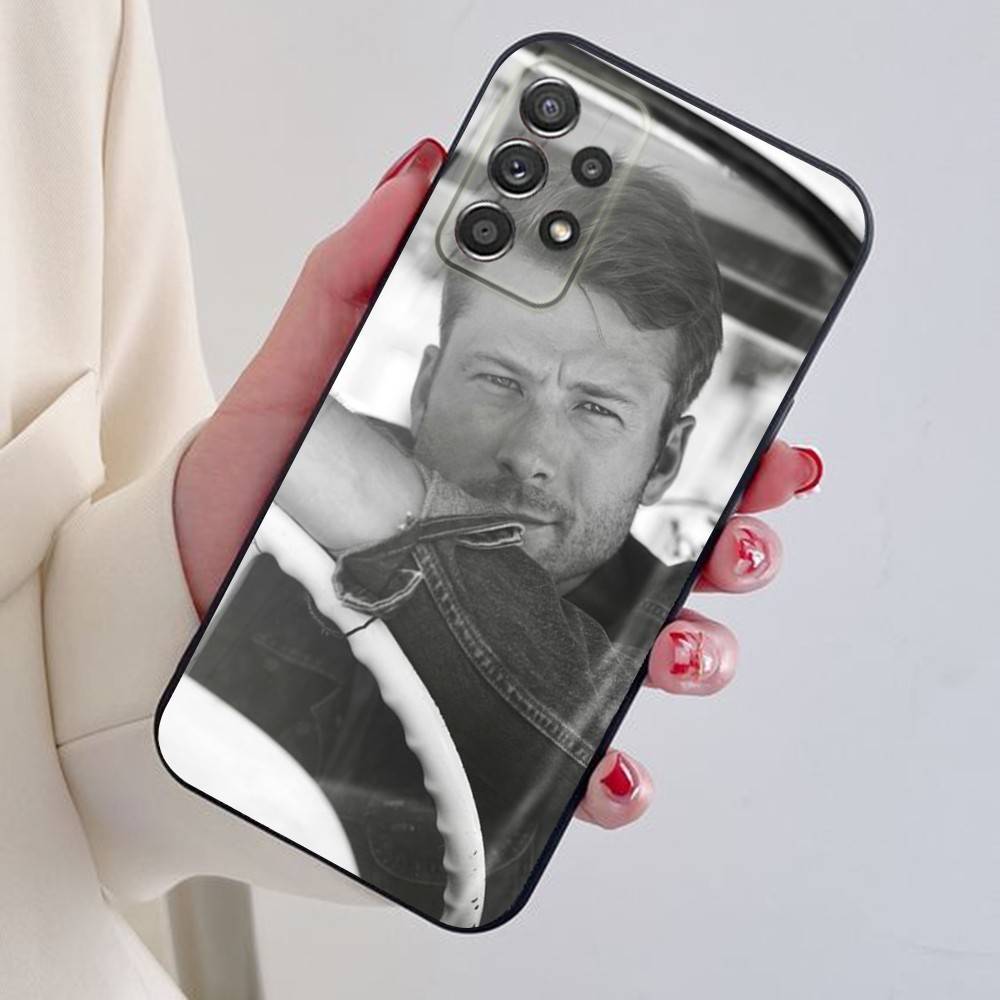 G-Glen P-Powell Phone Case For Samsung S24,21,22,23,30,Ultra,20,Plus,Note,10,9,Black Soft Silicone Case