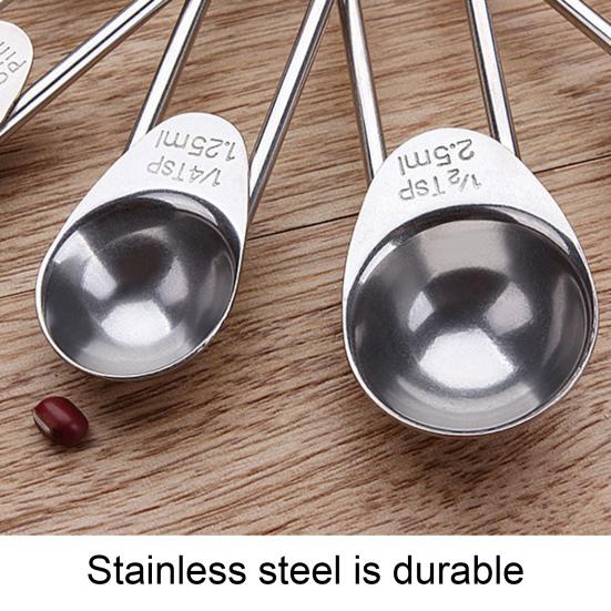 Yousheng 1 Set  Measure Scoop Accurate Widely Applied Reusable Engraved Marking Measuring Scoop for Ingredients