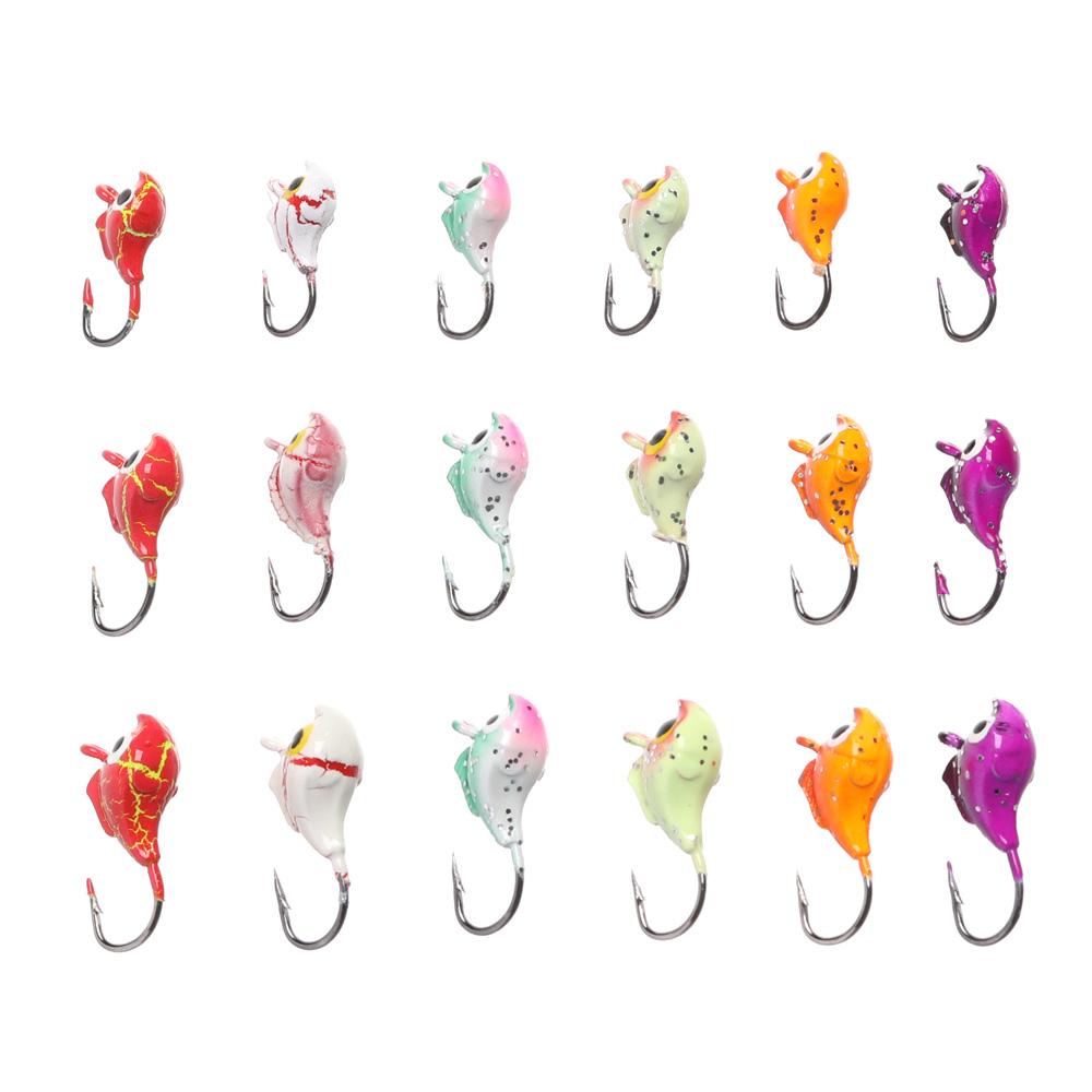 

1.1g 1.8g Artificial Balancer Jigging Lead Hard Hook AD-Sharp Winter Ice Fishing Lure Ants Shaped
