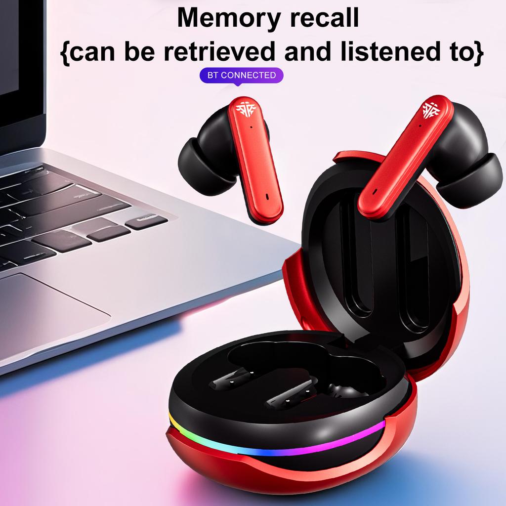 Bezdrôtové Bluetooth 5.4 ANC Slúchadlá s aktívnou redukciou šumu na hry s RGB HD hovormi Slúchadlá do uší s AI prekladom v reálnom čase Herné slúchadlá