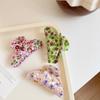 Sweet Hair Claw Clip Retro Floral Hair Accessories Fashion Hairpin  Girls Gifts