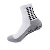 Professional Mid-Calf Anti-Slip Sports Socks for Men & Women - Thickened Terry Bottom, Grey Sole, for Football & Basketball.