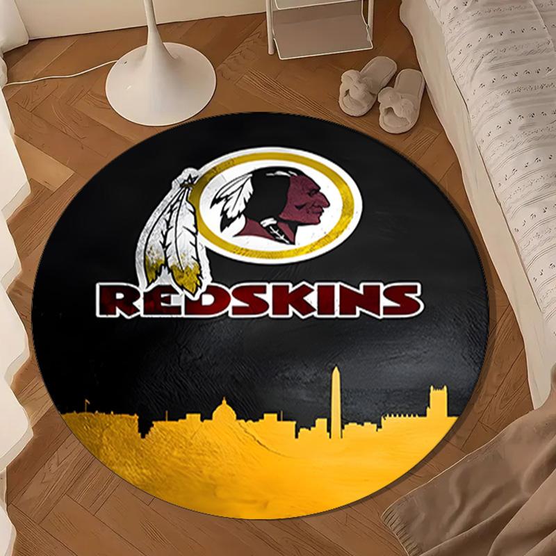 Washington Redskins Round mat, Anti-slip Circle Carpet Chair rug For livingroom,Bedroom, doormat home decor Gift Christmas Gifts