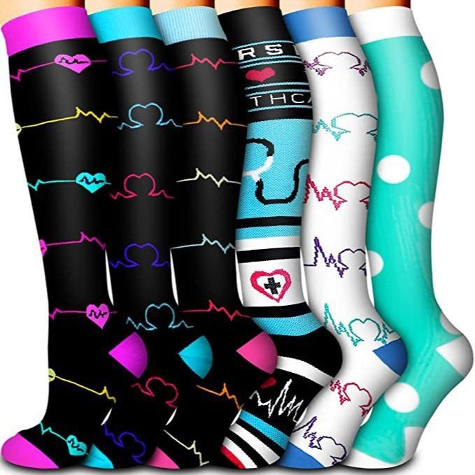 6-Pack Sports Socks Compression Socks