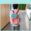 Trendy Kids Color Block Backpack Breathable Nylon Cute Fun School Bag For Boys And Girls