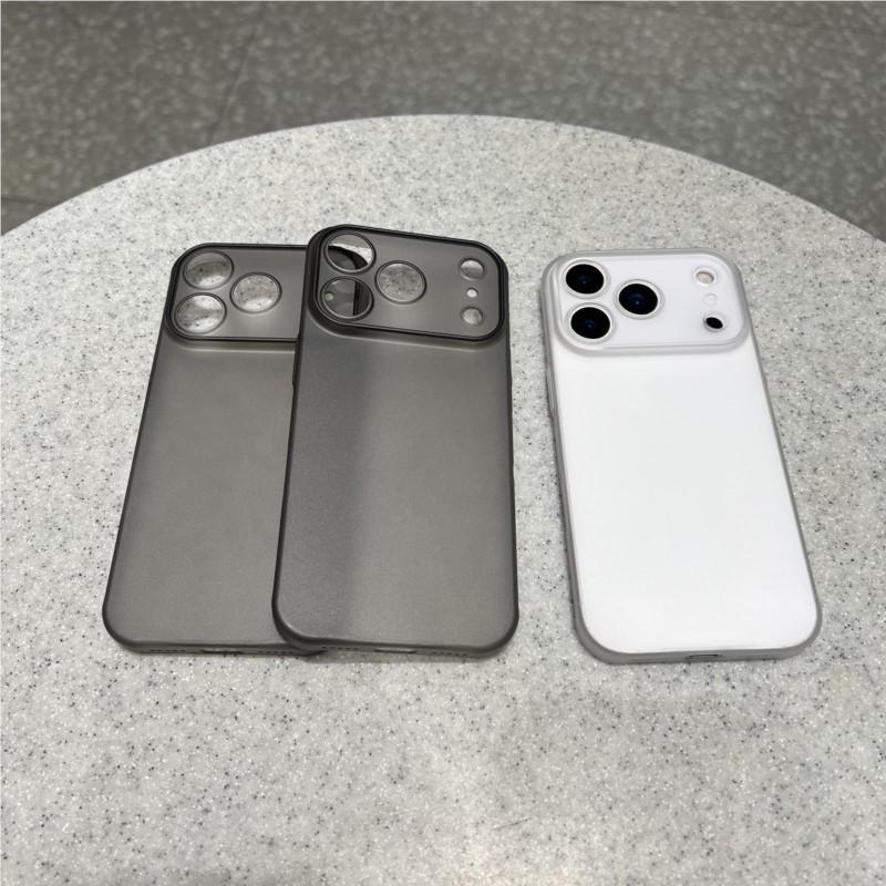 Luxury Ultra Thin 0.3MM PP Case for iPhone 17 Air 16 15 14 Plus 13 12 Pro Max Hard Clear Translucent Camera Protection Cover