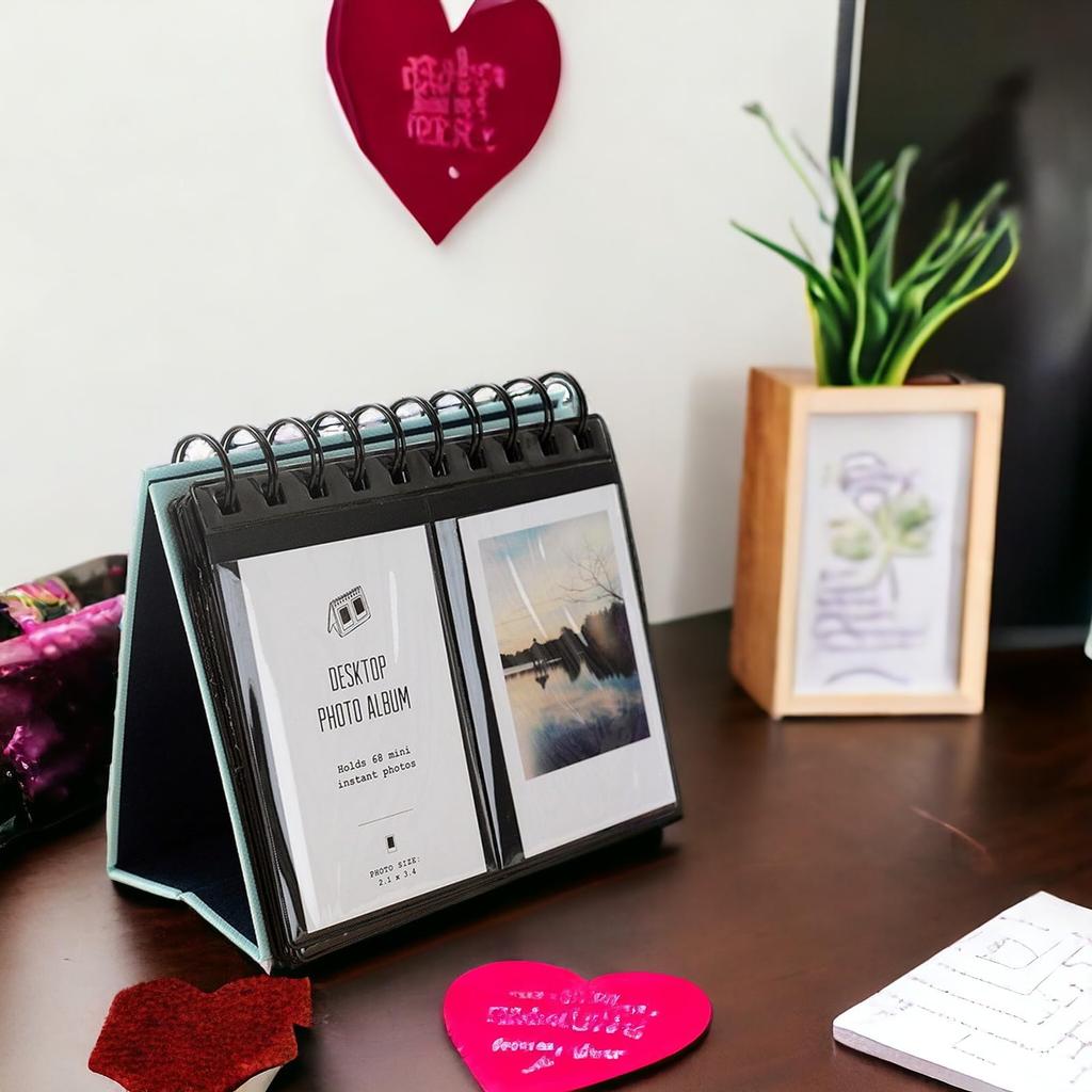 Album for FUJIFILM Standing Pocket Album Mini Album 3 Inch 68 Sheets Sky Blue Darkhorse.Inc "Cheki" -