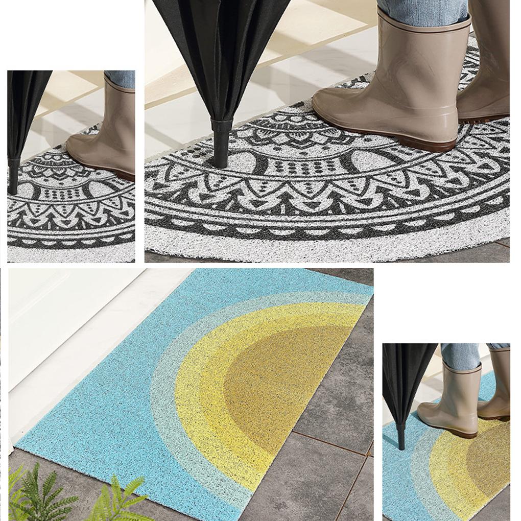 Mat With Strong Cleaning Power Water Absorbent And Anti-Slid Bottom Welcome Mat Entrance Door Mat