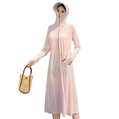 Narebualo Cietupoop UV Sun Protection Rash Long Long Plus UV Cooling Solid Perfect for Outdoor and Fall Women's Hoodie, Guard, Open-Leg Shirt,