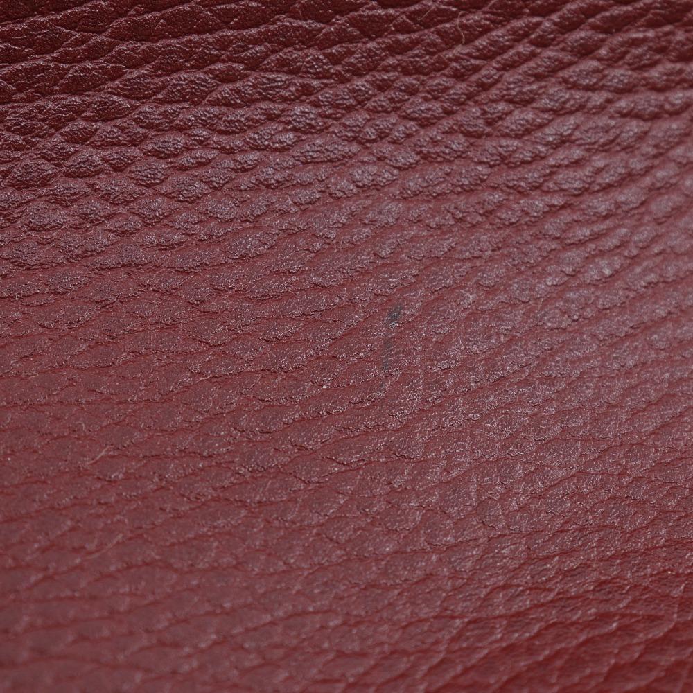 HERMES Plume45 Boston bag Bordeaux Ardenne Women Used