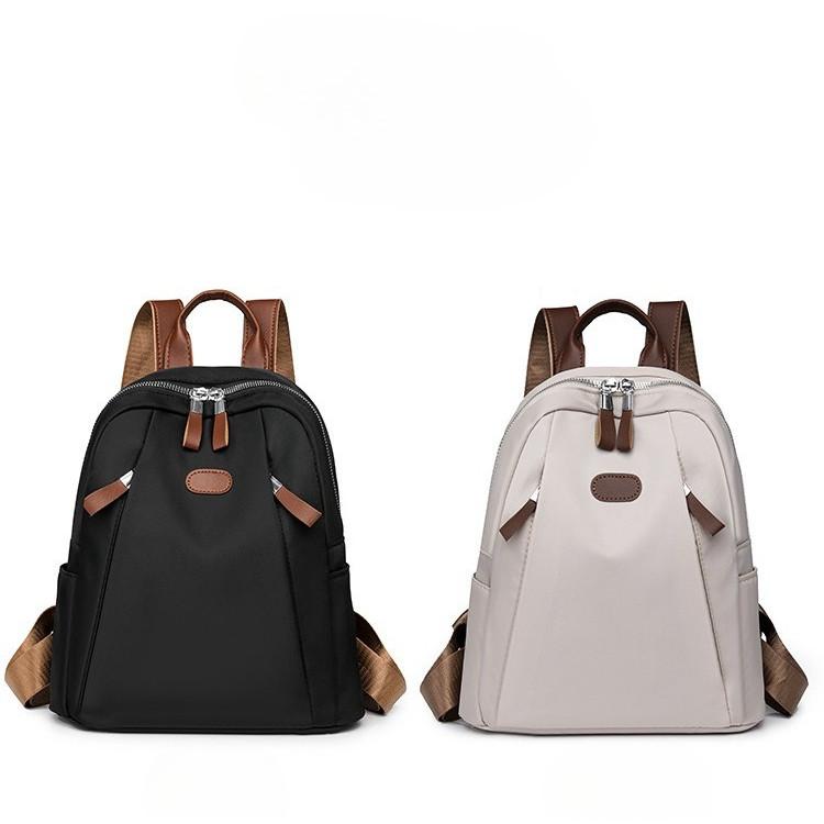 IELGY Backpack Large Capacity Ladies Oxford Cloth Lightweight School Bag Water Repellent
