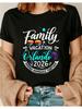 2026 Family Trip To Orlando Beach Summer T-Shirt Comfortable Short Sleeve Top Crew Neck Extremely Soft Summer Tee Gifts