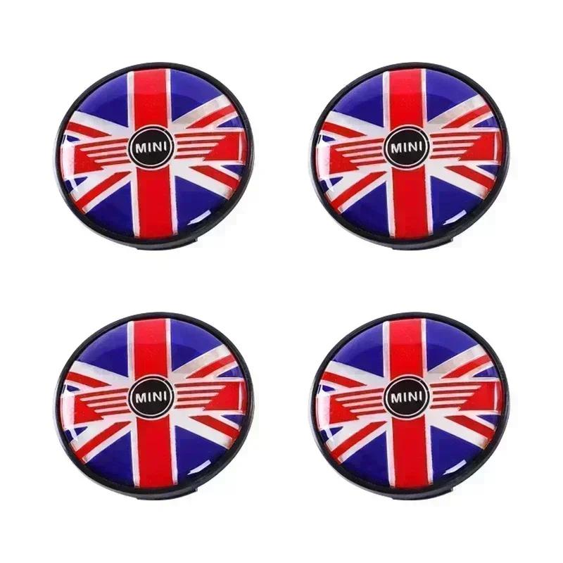 4 Pezzi 54mm 56mm Coprimozzo Centrale per Cerchi in Lega Auto Copricerchio Per bmw Mini Cooper S JCW One R56 R60 F54 F55 F56 F60 Clubman Countryman