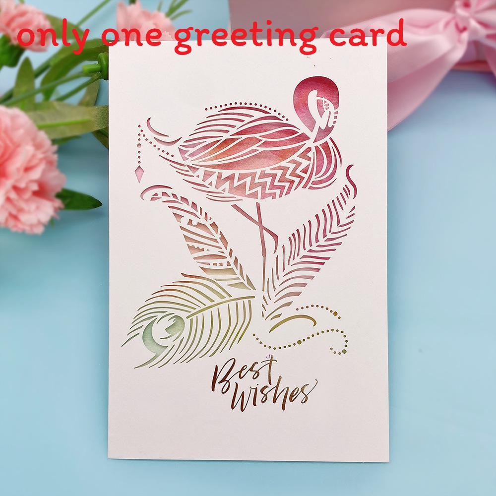 Mothers Day 3d Paper Card With Handmade Thank You Design For Celebrations