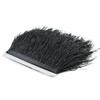 Feather2/5/10Meters 10-15CM Light Color Ostrich Feathers Trim Ribbon Plumes Selvage Tassel for Wedding Skirt Dress Sewing Accessories
