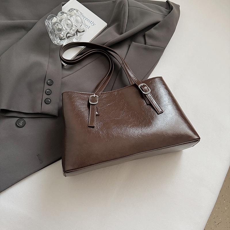 

Сумка-тоут для通勤, женская летняя новая модная ретро сумка-подмышка на плечо, большая вместительная сумка-тоут