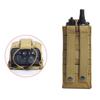 Outdoor Walkie Talkie Pouch Water Bottle Bag Handheld Radio Bag Molle Tactical Multifunctional Accessory Bag Travel EDC Pack