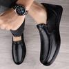 Winter business dress casual leather shoes soft soles lazy