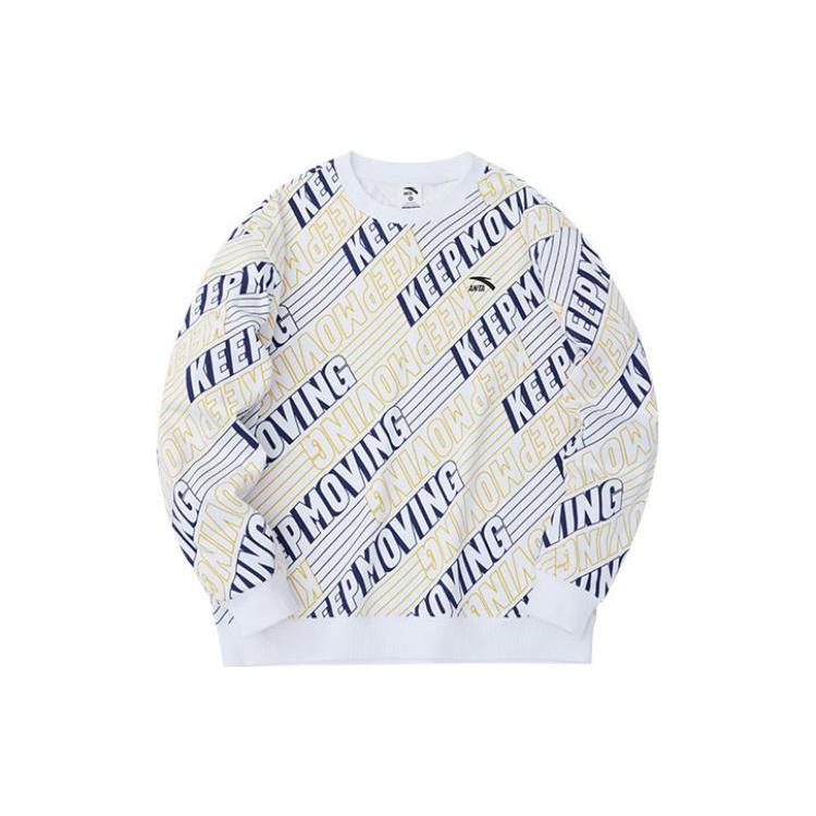 Anta Life Collection Sweatshirt Unisex Snowflake White 152318706-1 2XL