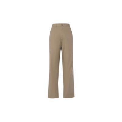 Club Solid Color Zipper Straight Leg Casual Pants Men Bottoms Khaki FZ5771-247