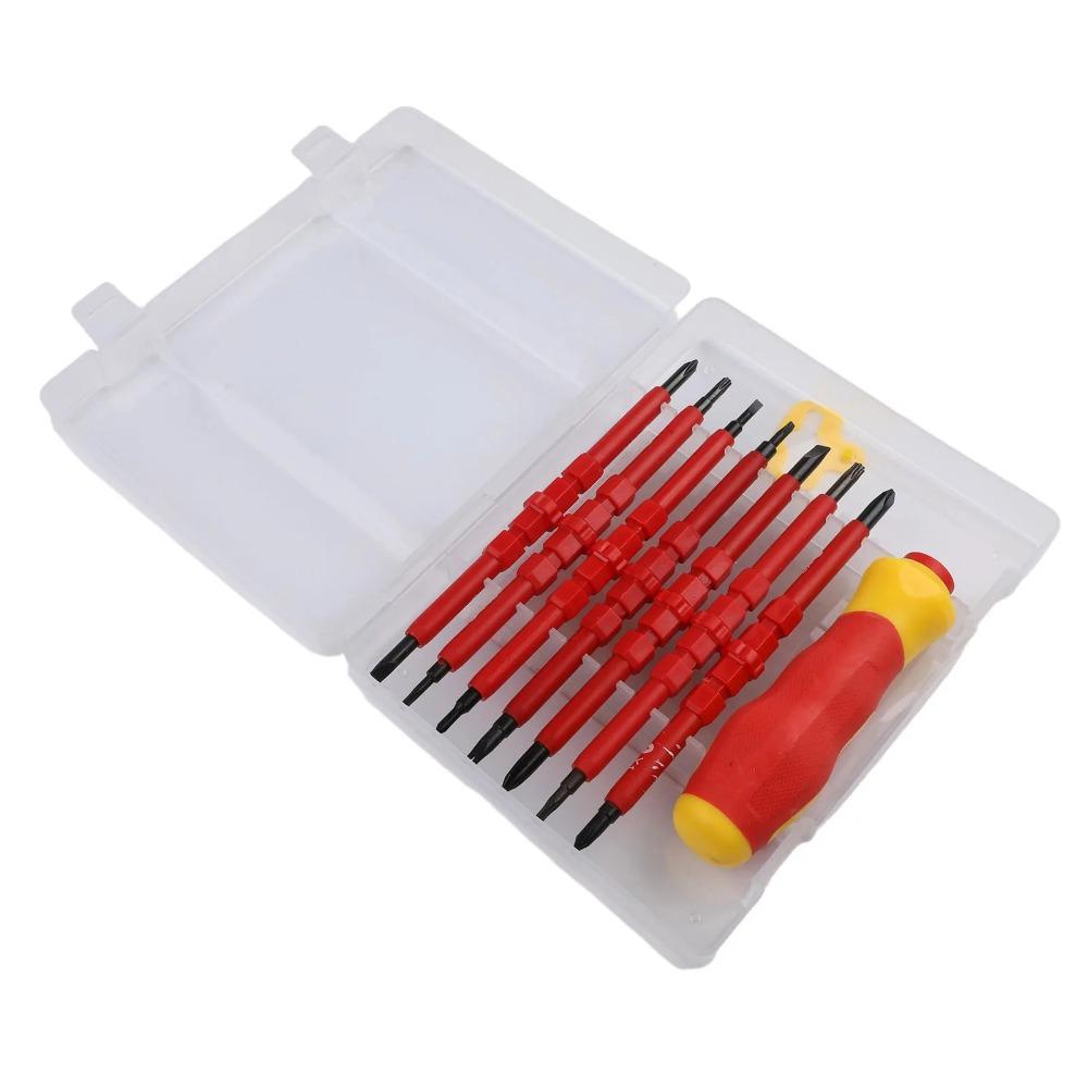 

Magnetic Slotted Electrician Repair Tools Kit Phillips Bits Magnetic Bits Electrical Repair 15 in 1