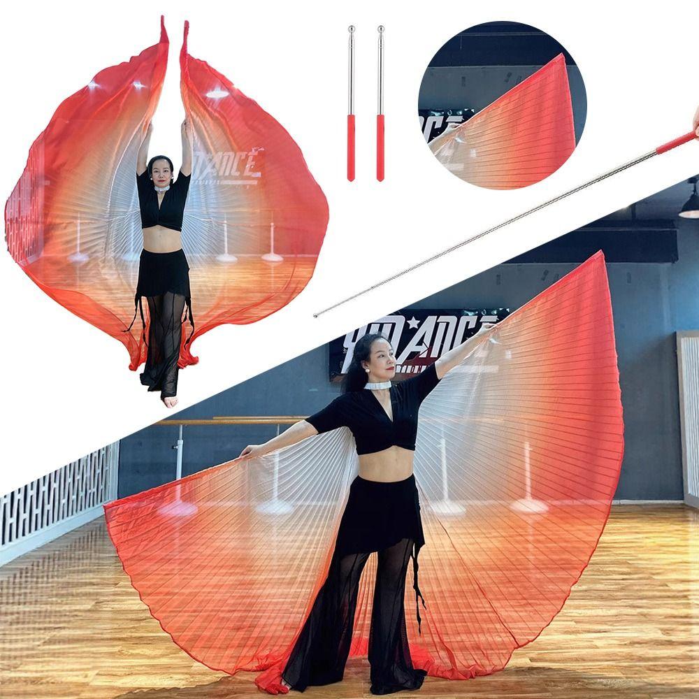 Scalable Rods Belly Dance Accessories Props Colorful Scarves Flag  Dance Party