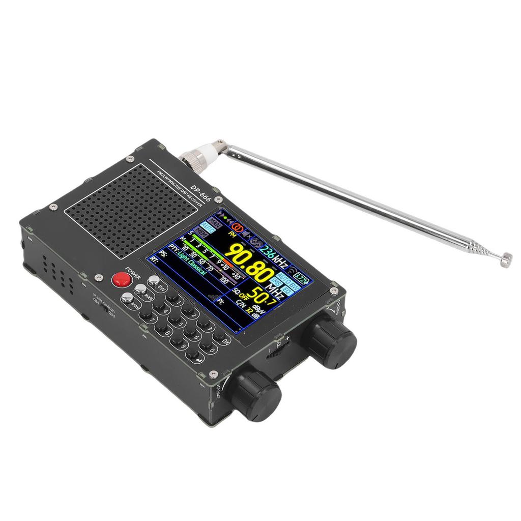 Full Band Radio FM LW MW SW 2.8 Inch     High Sensitivity Handheld Radio for Travel Outdoor Exploration