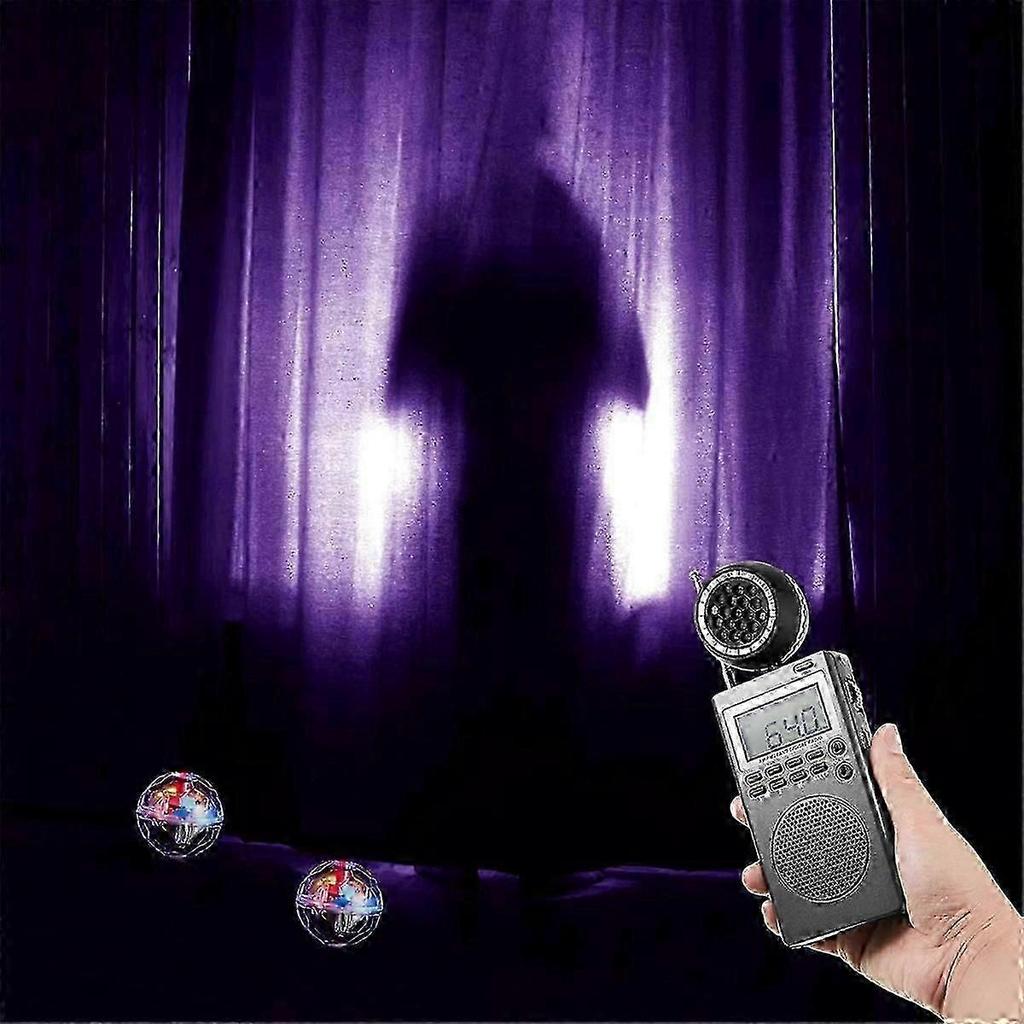 4Pcs Spirit Box Equipment Kit,with 2 LED Cat Ball 1 Spirit Box Speaker Paranormal Equipment Kit for